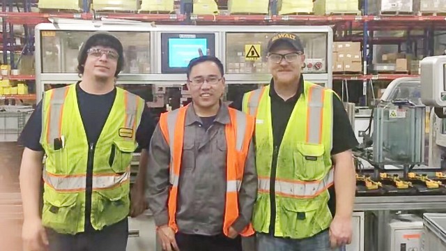 美国百得：五工位全自动平衡机定制案例！